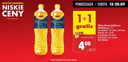 Biedronka Olej słonecznikowy 1+1 GRATIS Wyborny oferta
