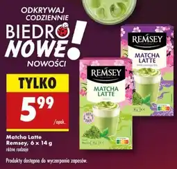 Biedronka Herbata Matcha Latte Remsey, różne rodzaje oferta
