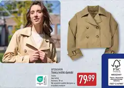 ALDI UP2FASHION Trencz krótki damski oferta