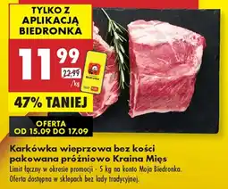 Biedronka Karkówka Kraina Mięs oferta