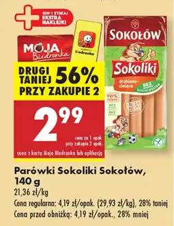 Biedronka Parówki Sokołów oferta