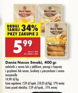 Biedronka Danie gotowe Nasze Smaki oferta