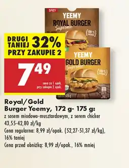 Biedronka Burger Yeemy oferta