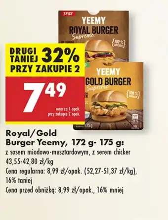 Biedronka Burger Yeemy oferta
