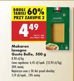 Biedronka Lasagne Gusto Bello oferta