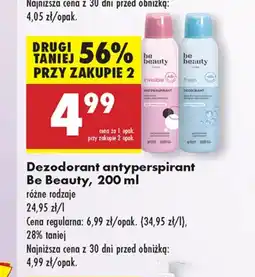 Biedronka Antyperspirant Be Beauty oferta