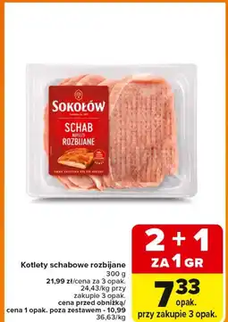 Carrefour Kotlety schabowe Sokołów oferta