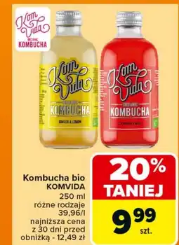Carrefour Kombucha Komvida oferta