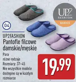 ALDI UP2FASHION Pantofle filcowe damskie/meskie oferta