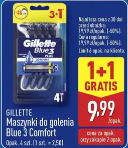 ALDI GILLETTE Maszynki do golenia Blue 3 Comfort oferta