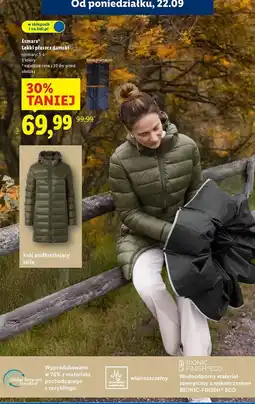 Lidl Płaszcz pikowany damski s-l Esmara oferta