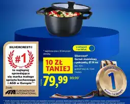 Lidl Garnek aluminiony z pokrywką 24 cm Silvercrest oferta