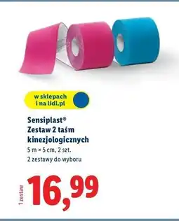 Lidl Taśma kinezjologiczna Sensiplast oferta