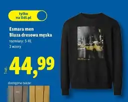 Lidl Bluza męska dresowa s-xl Esmara oferta