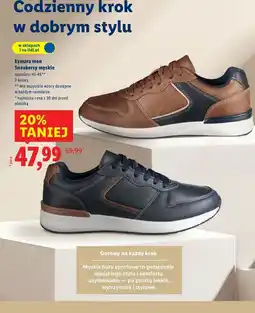 Lidl Sneakersy męskie 41-45 Esmara oferta