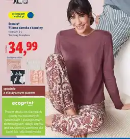 Lidl Piżama damska s-l Esmara oferta