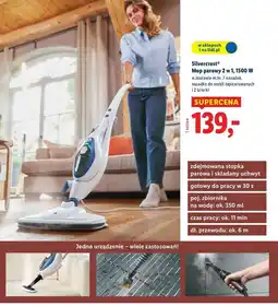 Lidl Mop parowy i odkurzacz 2w1 1500 w Silvercrest oferta