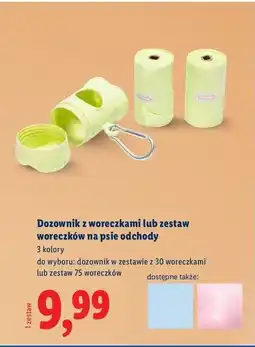 Lidl Woreczki na psie odchody oferta