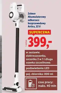 Lidl Odkurzacz artica 22.2v Zelmer oferta