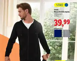 Lidl Bluza dresowa męska m-xl Crivit oferta
