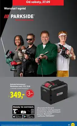 Lidl Akumulator smart 20v 12 ah Parkside oferta