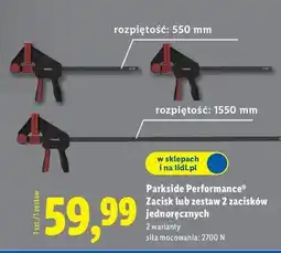 Lidl Zaciski 90mm Parkside Performance oferta