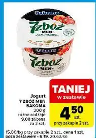 Carrefour Express Jogurt żurawina-czerwony grejpfrut Bakoma 7 Zbóż Men oferta
