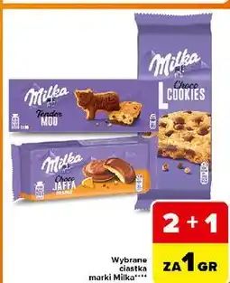 Carrefour Express Ciastka z galaretką pomarańczową Milka Choco Jaffa oferta