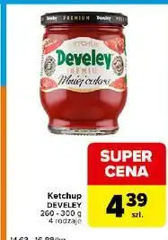 Carrefour Express Ketchup premium mniej cukrów Develey oferta