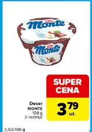 Carrefour Express Deser mleczno-czekoladowy z orzechami Zott Monte oferta