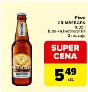 Carrefour Express Piwo Grimbergen Blanche oferta
