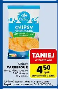 Carrefour Express Chipsy fromage Carrefour Classic oferta