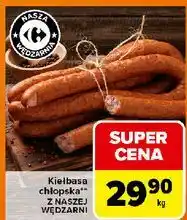 Carrefour Express Kiełbasa chłopska Nasza Wędzarnia Carrefour oferta