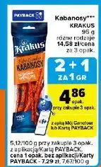 Carrefour Express Kabanosy drobiowo-wieprzowe Krakus Animex oferta