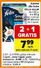 Carrefour Express Karma dla kota dorsz tuńczyk Purina Felix Soup Original oferta