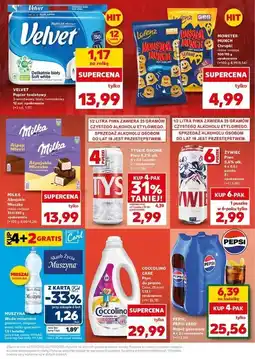 Kaufland Papier toaletowy rumianek Velvet oferta
