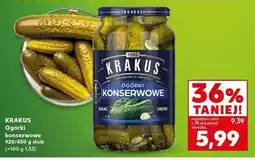 Kaufland Ogórki konserwowe Krakus Maspex oferta