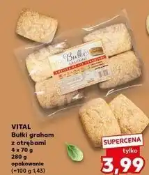 Kaufland Bułki graham z otrębami Vital oferta