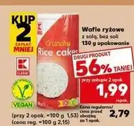 Kaufland Wafle ryżowe rice cakes z solą K-Classic oferta