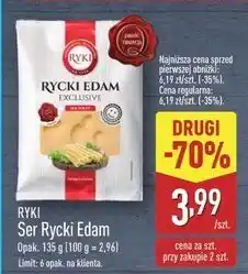 ALDI Ser rycki edam exclusive Ryki oferta