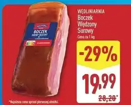 ALDI Boczek wędzony parzony Wędliniarnia Classic oferta