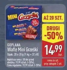 ALDI Wafelek kakaowy Grześki Mini oferta