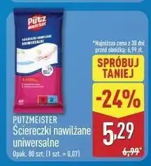 ALDI Ściereczki nawilżane uniwersalne Putzmeister oferta