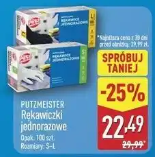 ALDI Rękawice jednorazowe l Putzmeister oferta