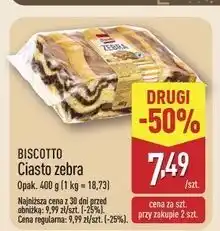 ALDI Ciasto zebra oferta