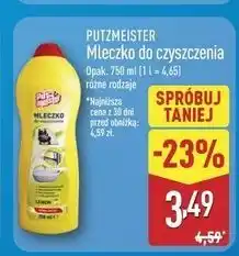 ALDI Mleczko do czyszczenia lemon Putzmeister oferta