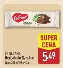ALDI Ciastka szkolne z galaretką agrestową Dr Gerard oferta