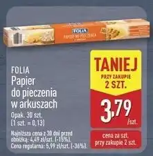 ALDI Papier do pieczenia Folia oferta