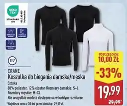 ALDI Koszulka męska do biegania m-xl Crane oferta