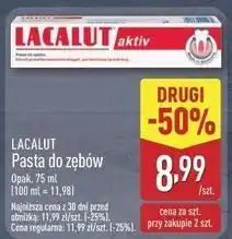 ALDI Pasta do zębów Lacalut Aktiv oferta